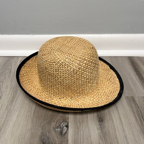 Tinatoo Accessories - Tinatoo Raffia Straw Dome Top Sun Hat